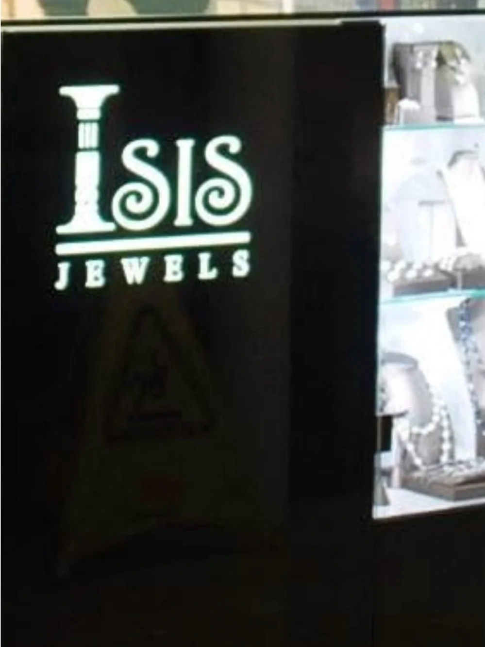 Silver Ring with Large Beautiful White Rectangular Stone - Picture 9 of 11